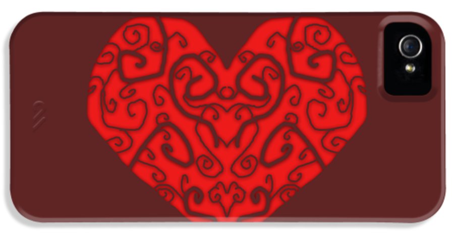 Heart Swirls - Phone Case