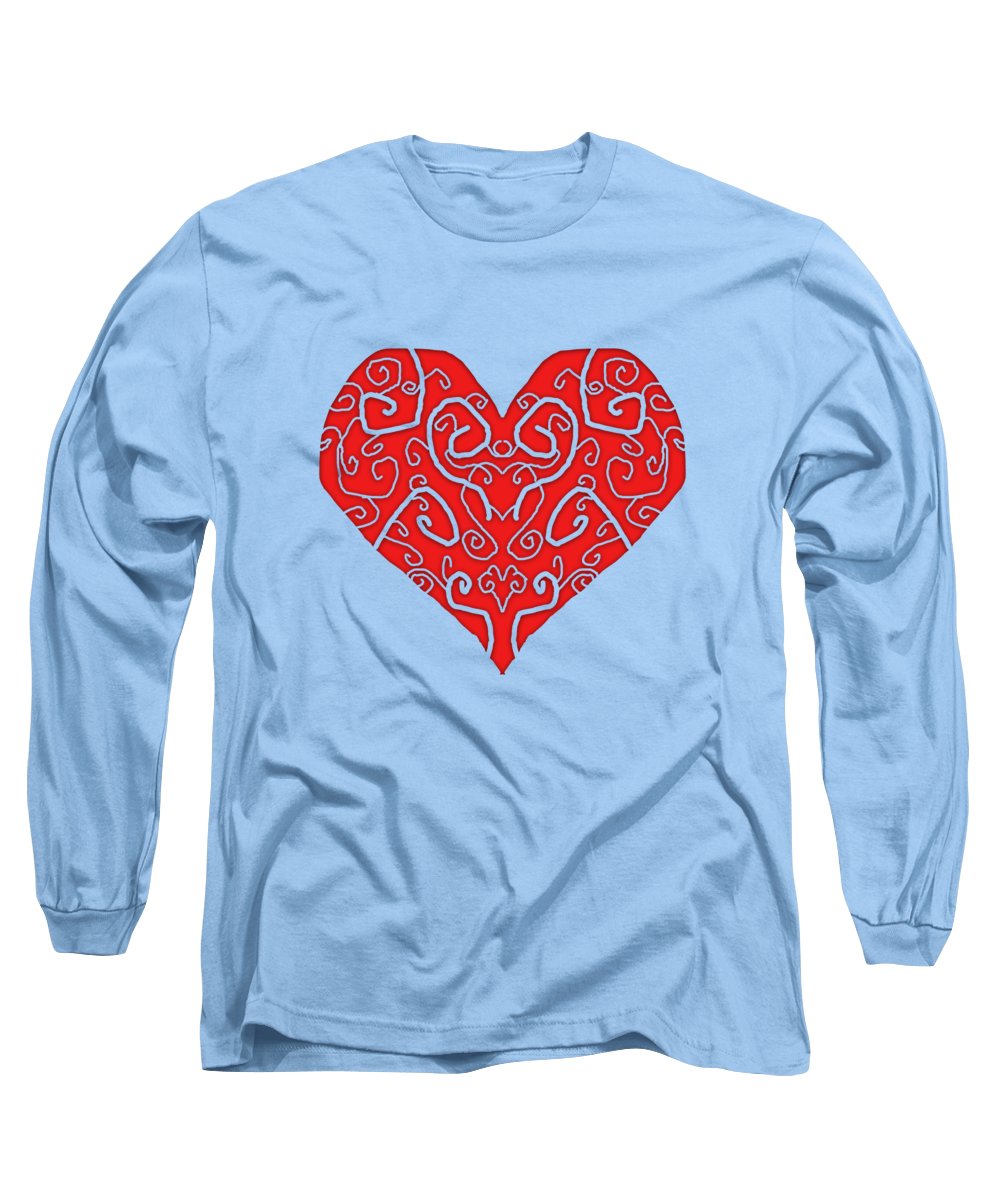 Heart Swirls - Long Sleeve T-Shirt
