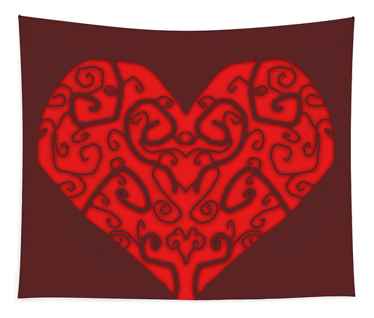Heart Swirls - Tapestry