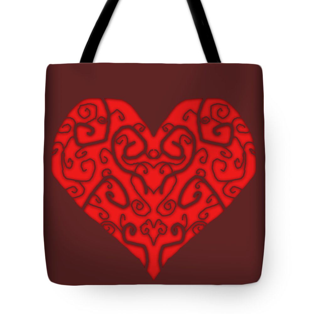 Heart Swirls - Tote Bag