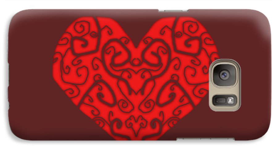 Heart Swirls - Phone Case