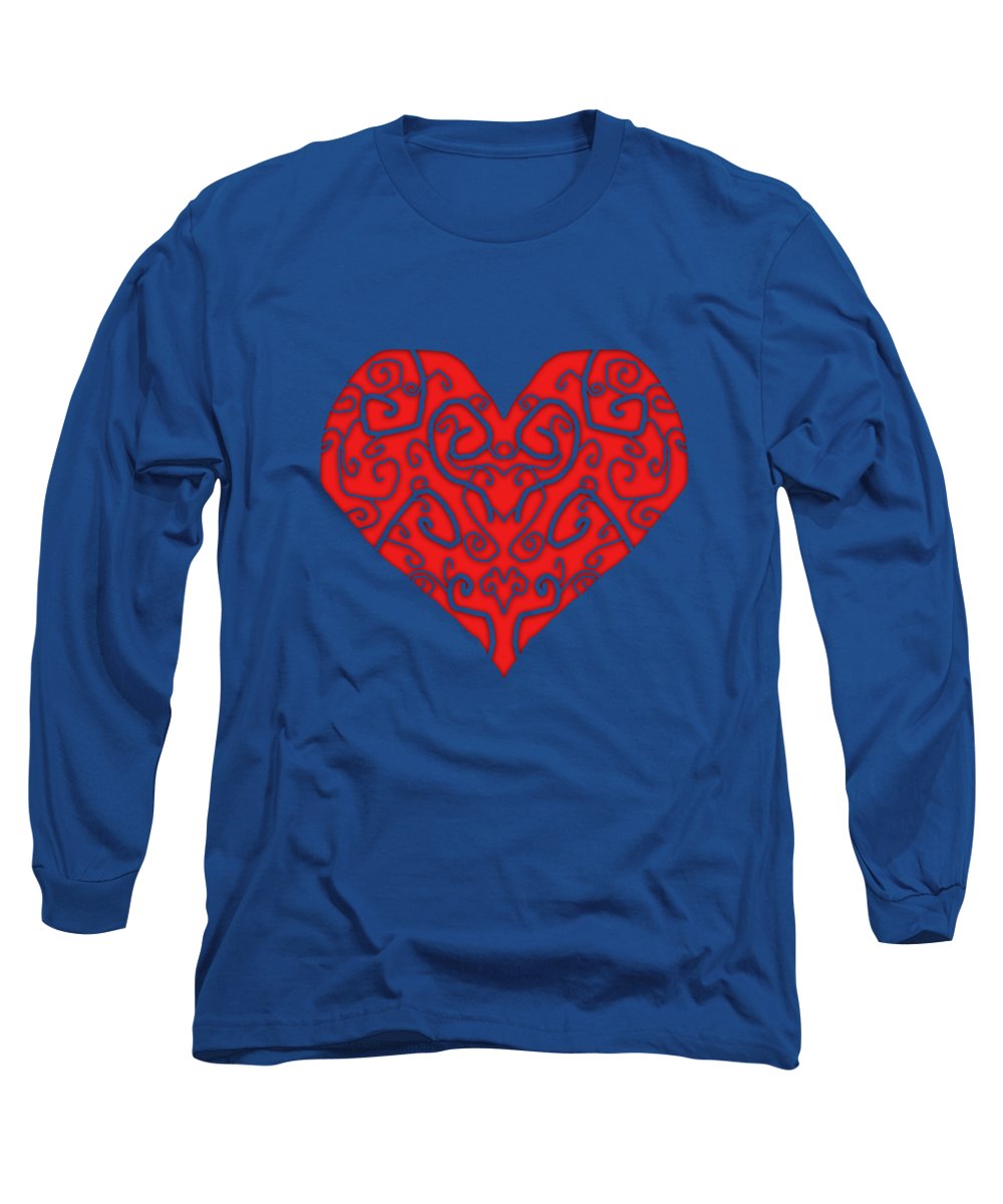 Heart Swirls - Long Sleeve T-Shirt