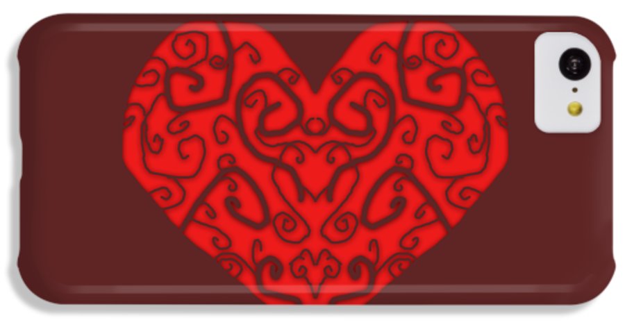 Heart Swirls - Phone Case
