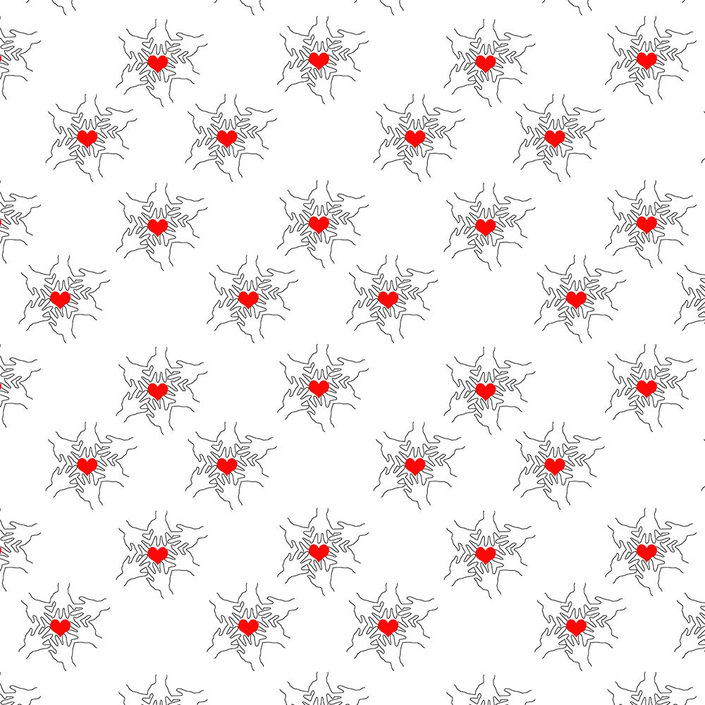 Helping Hands Pattern Digital Image Download