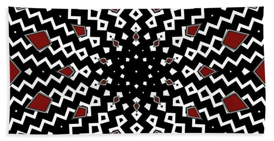 Hyperspace Kaleidoscope - Bath Towel