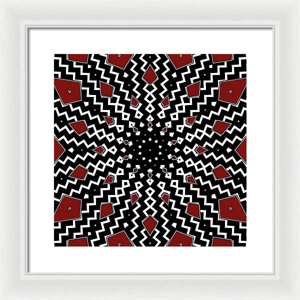 Hyperspace Kaleidoscope - Framed Print