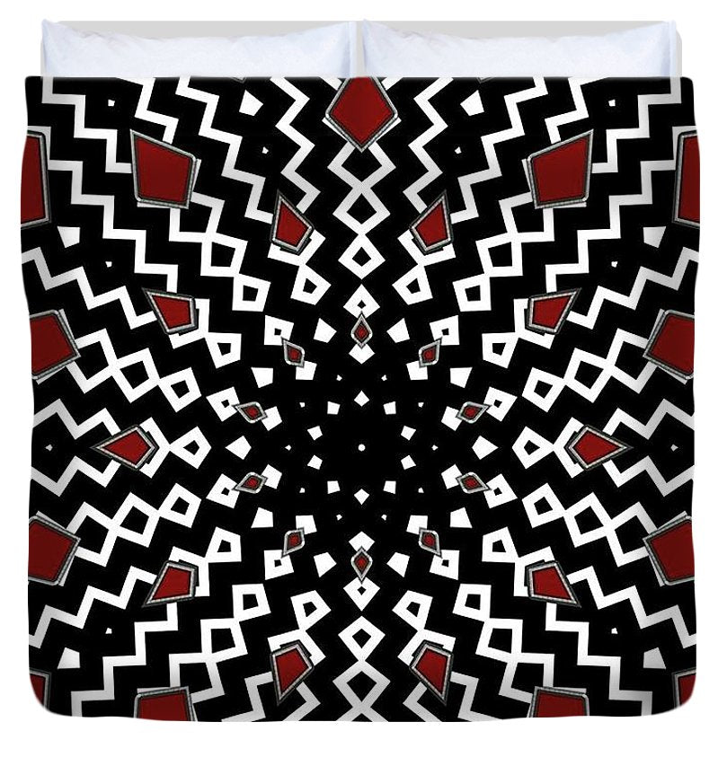 Hyperspace Kaleidoscope - Duvet Cover