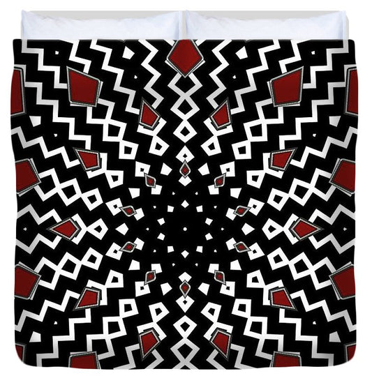 Hyperspace Kaleidoscope - Duvet Cover