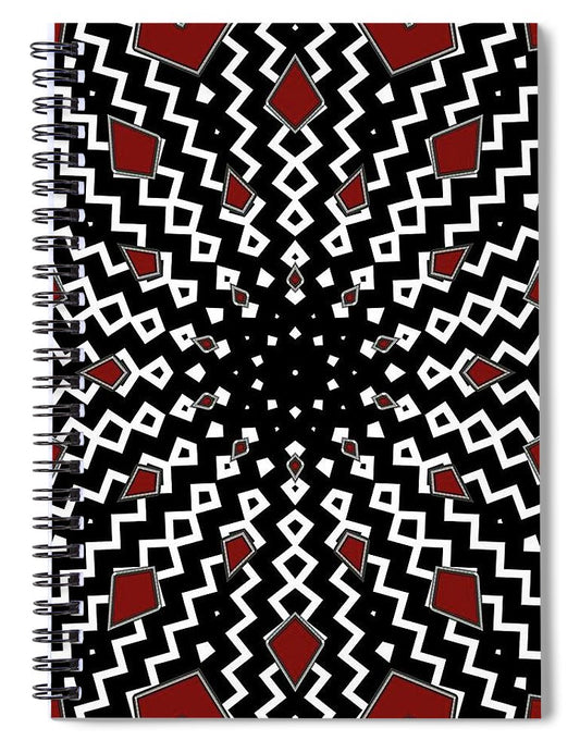 Hyperspace Kaleidoscope - Spiral Notebook