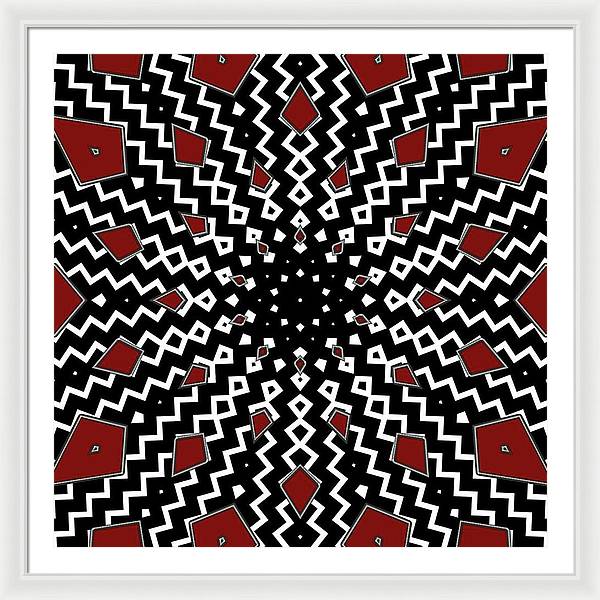 Hyperspace Kaleidoscope - Framed Print