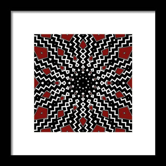 Hyperspace Kaleidoscope - Framed Print