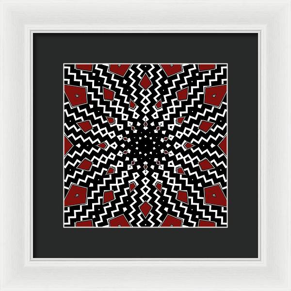 Hyperspace Kaleidoscope - Framed Print