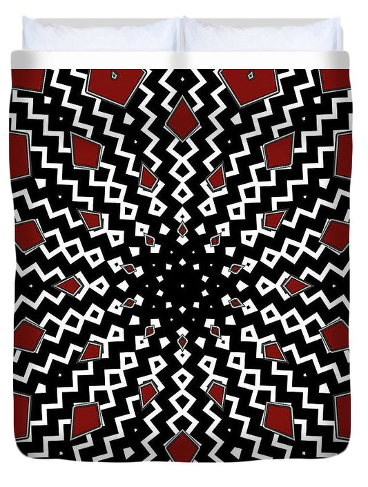 Hyperspace Kaleidoscope - Duvet Cover