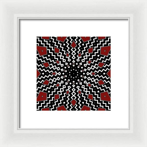 Hyperspace Kaleidoscope - Framed Print