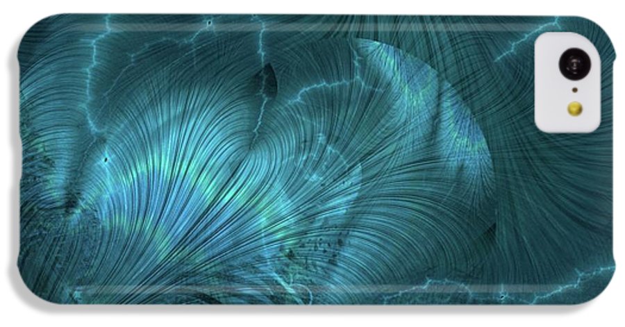 I gOt Memories Blue Metallic Abstract - Phone Case