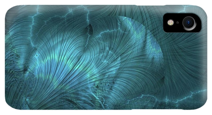 I gOt Memories Blue Metallic Abstract - Phone Case