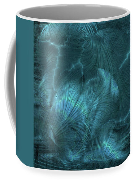 I gOt Memories Blue Metallic Abstract - Mug