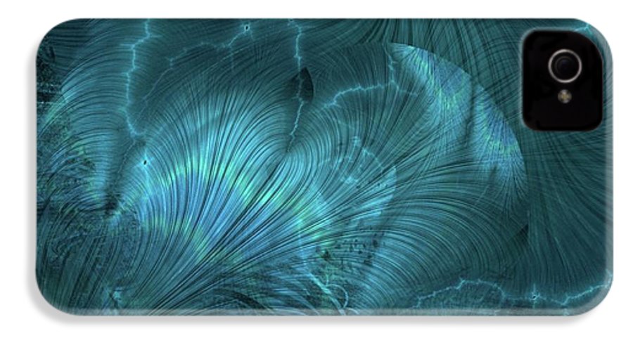 I gOt Memories Blue Metallic Abstract - Phone Case