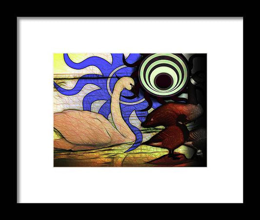I Thought It Was a Swan - Framed Print
