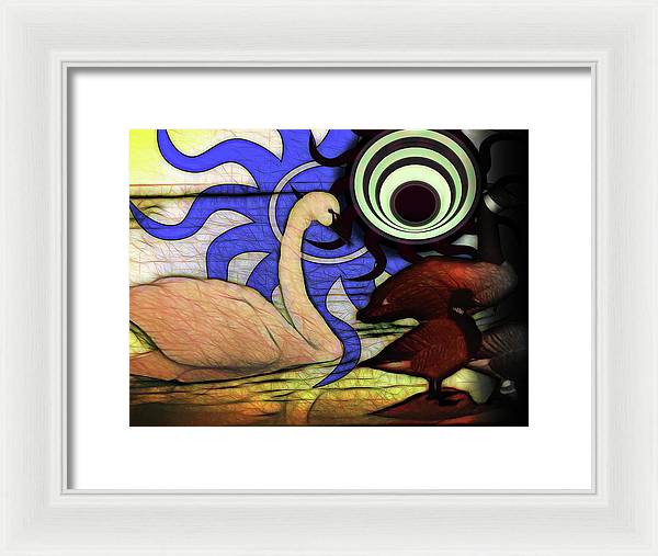 I Thought It Was a Swan - Framed Print