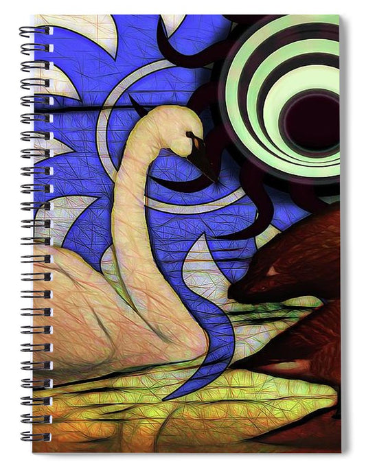 I Thought It Was a Swan - Spiral Notebook