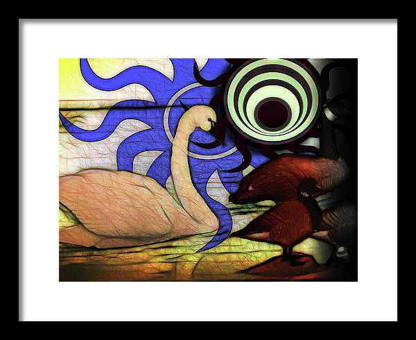 I Thought It Was a Swan - Framed Print