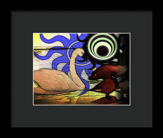 I Thought It Was a Swan - Framed Print