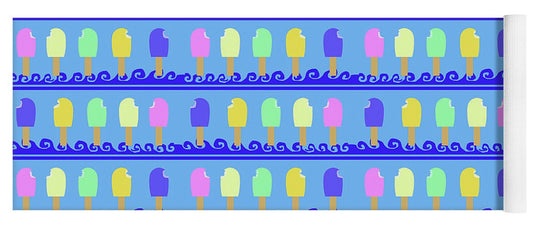 Ice Cream Bars Pattern - Yoga Mat