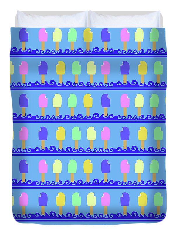 Ice Cream Bars Pattern - Duvet Cover
