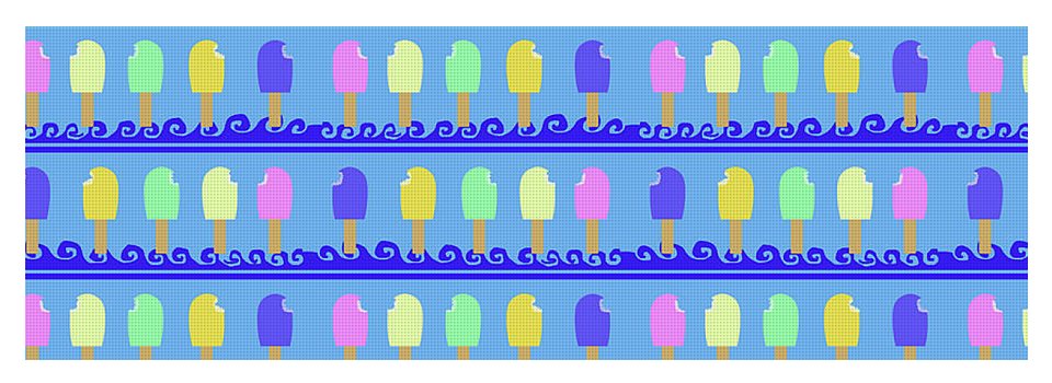Ice Cream Bars Pattern - Yoga Mat