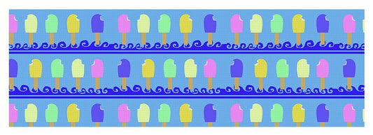 Ice Cream Bars Pattern - Yoga Mat