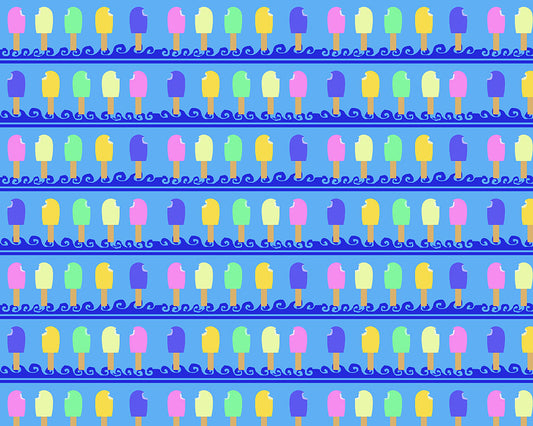 Ice Cream Bars Pattern Digital Image Download