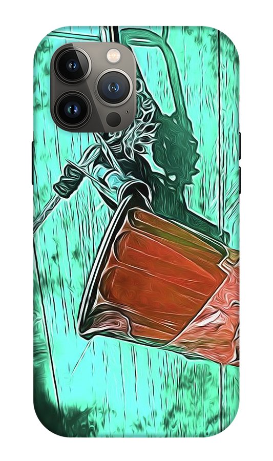 Image of A Handmade Record Player - Phone Case