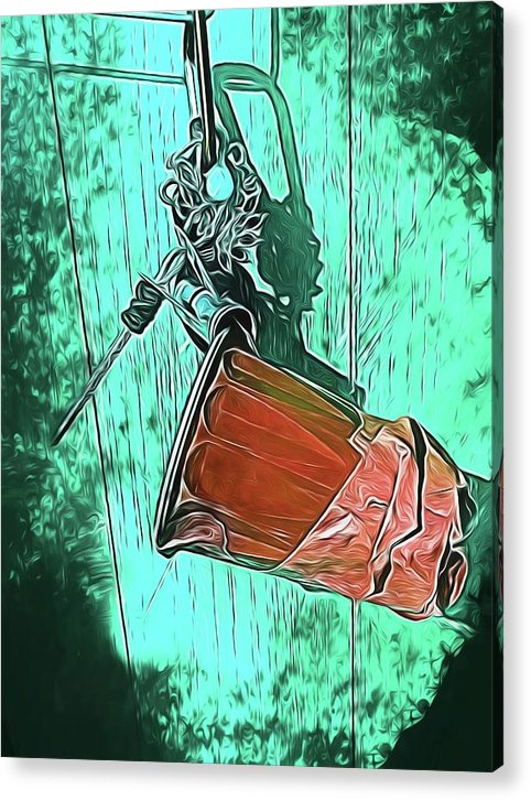 Image of A Handmade Record Player - Acrylic Print