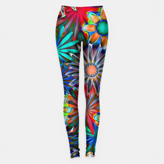 Tropical Daisies Leggings