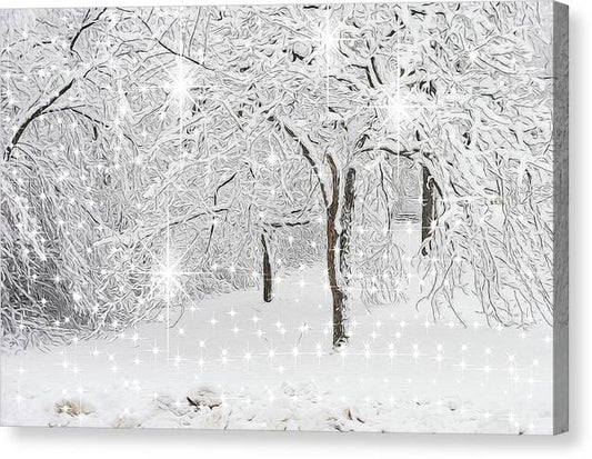 Incandescent and Florescent Winter - Canvas Print