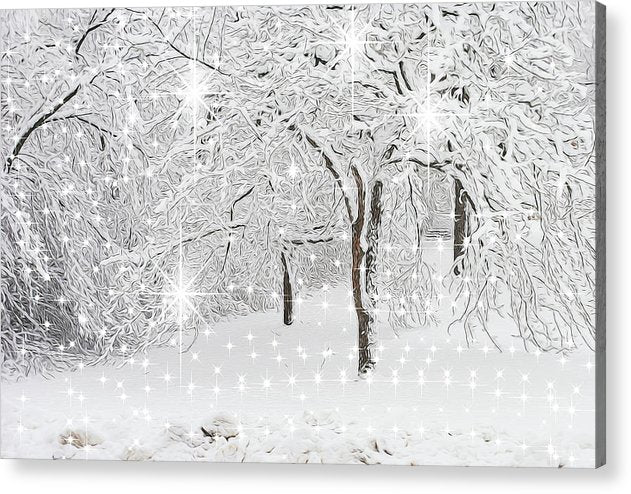 Incandescent and Florescent Winter - Acrylic Print