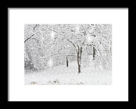 Incandescent and Florescent Winter - Framed Print