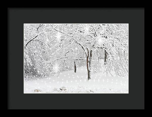 Incandescent and Florescent Winter - Framed Print