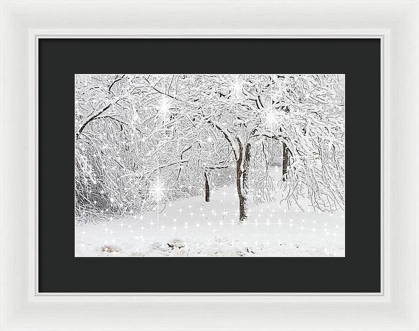 Incandescent and Florescent Winter - Framed Print