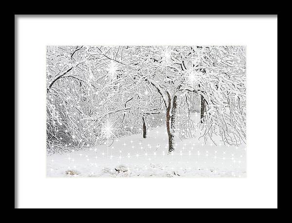 Incandescent and Florescent Winter - Framed Print