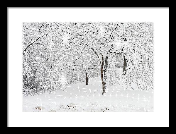 Incandescent and Florescent Winter - Framed Print