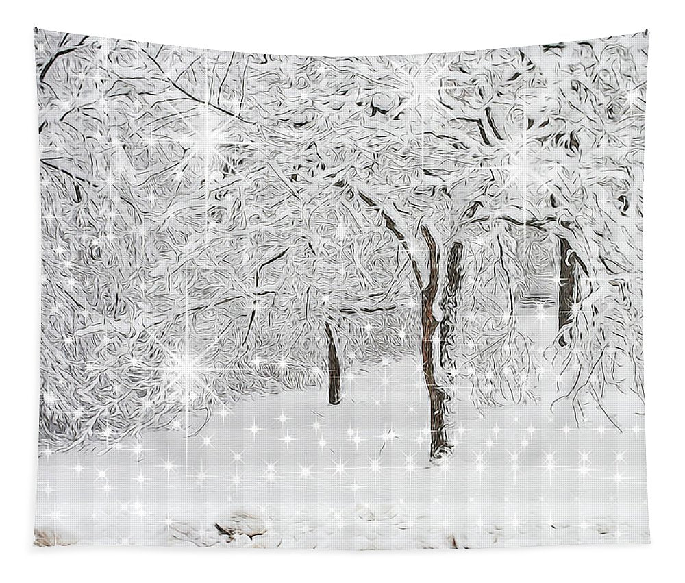 Incandescent and Florescent Winter - Tapestry