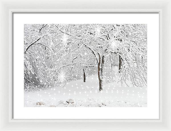 Incandescent and Florescent Winter - Framed Print