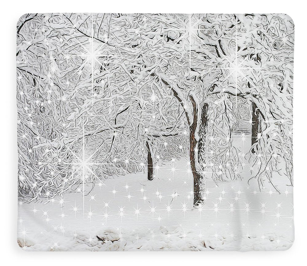 Incandescent and Florescent Winter - Blanket