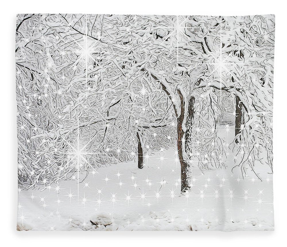 Incandescent and Florescent Winter - Blanket