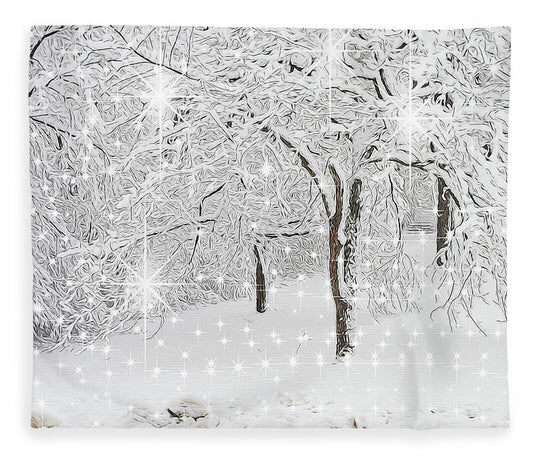 Incandescent and Florescent Winter - Blanket