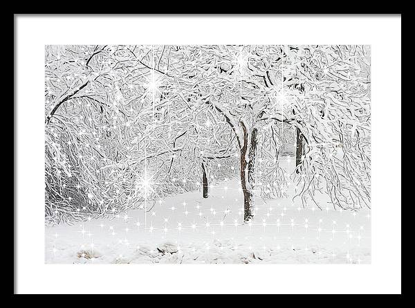 Incandescent and Florescent Winter - Framed Print