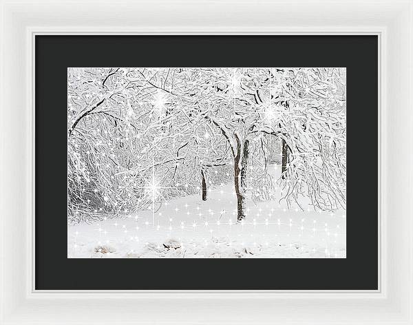 Incandescent and Florescent Winter - Framed Print