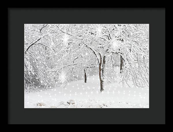 Incandescent and Florescent Winter - Framed Print